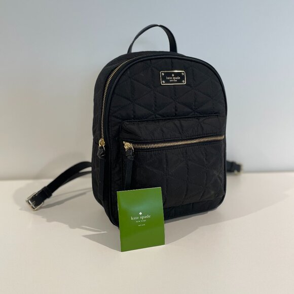 kate spade Handbags - Kate Spade Quilted Fabric Small Backpack